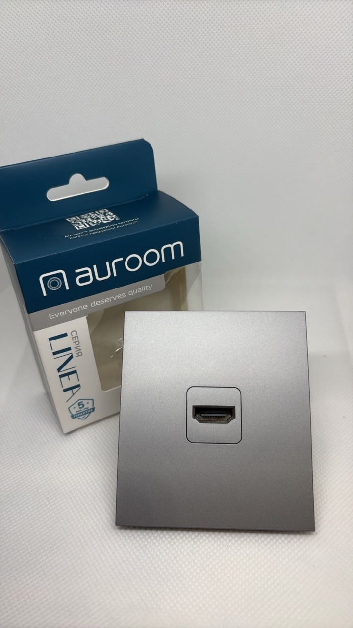 Розетка HDMI, Серый