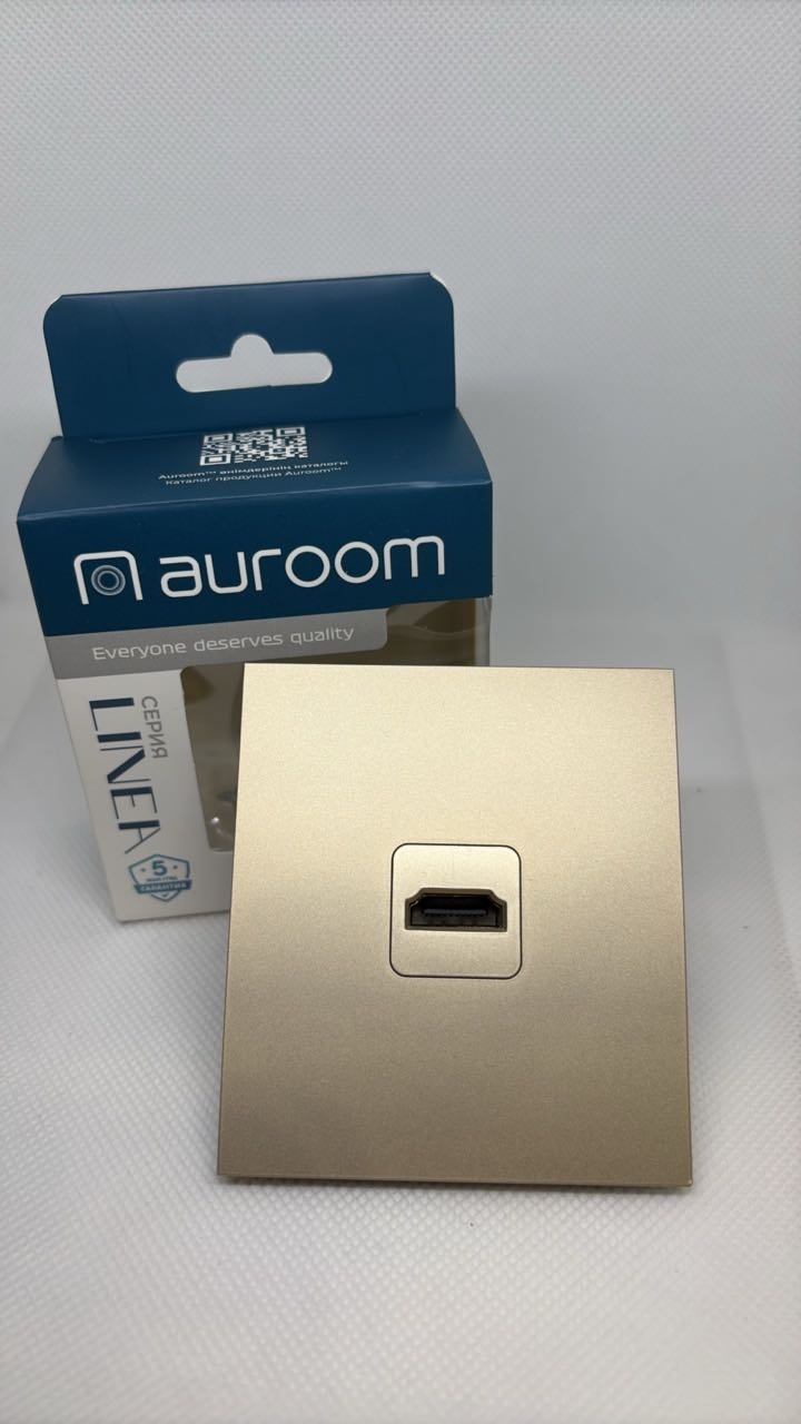 Розетка HDMI, Золото