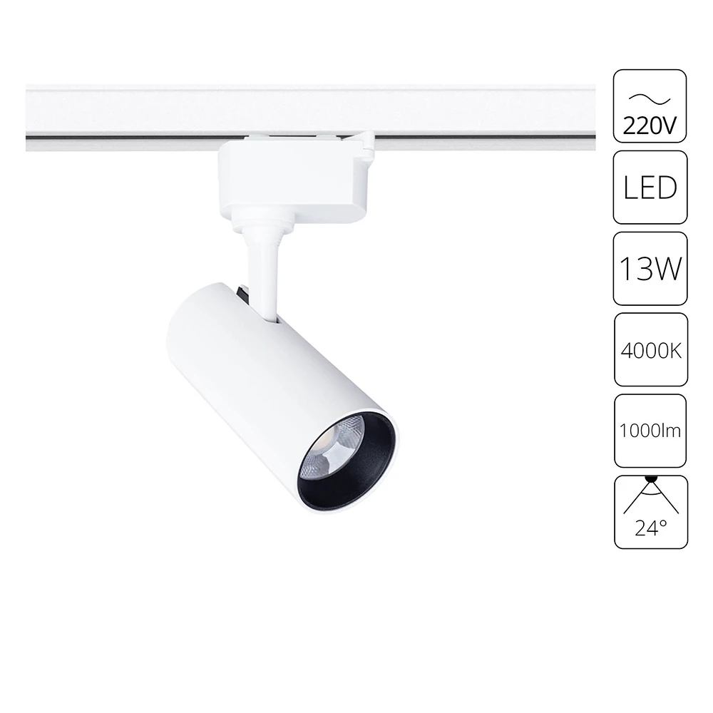 Трековый светильник REGULUS A4568PL-1WH